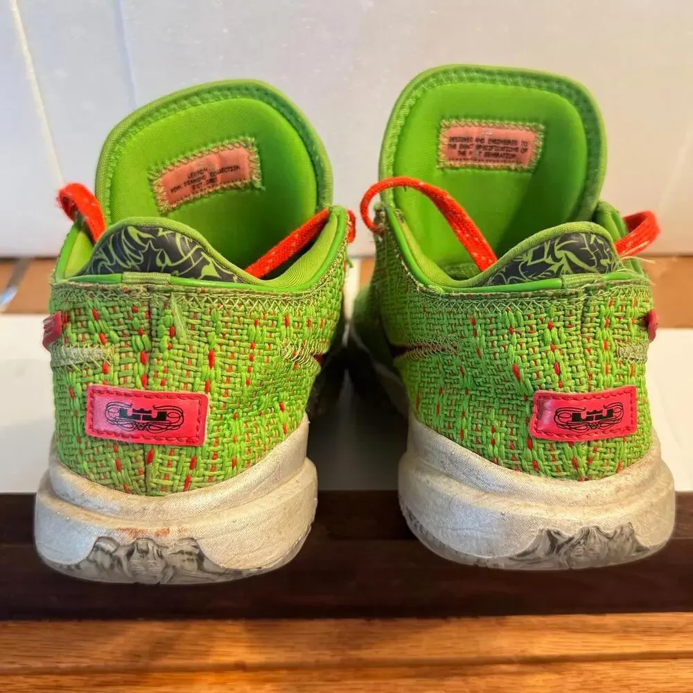 Nike Lebron Sneakers Youth 5.5 Stocking‎ Stuffer 20 Grich Green Basketball GOAT